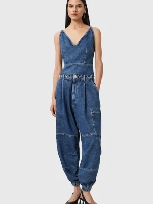 AllSaints jeansy SOL damskie high waist W005TD