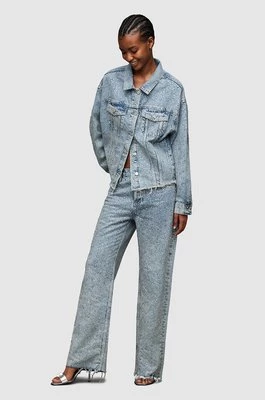 AllSaints jeansy Wendel damskie high waist