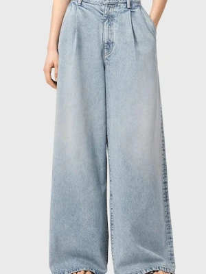 AllSaints jeansy wide leg damskie HAZE