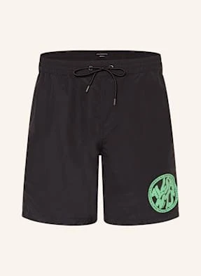 Allsaints Kąpielówki Bokserki Distortion schwarz