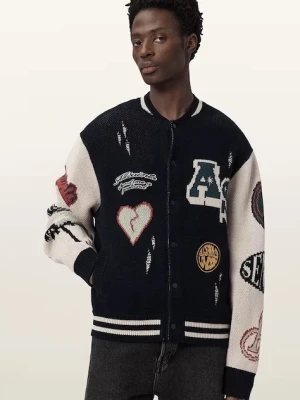 AllSaints kardigan męski bawełniany CHASE