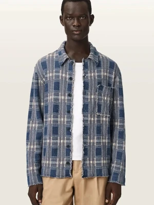 AllSaints kardigan męski z lnem SOLMAR