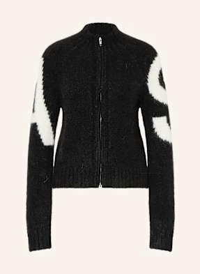 Allsaints Kardigan Sylvie Z Dodatkiem Alpaki schwarz