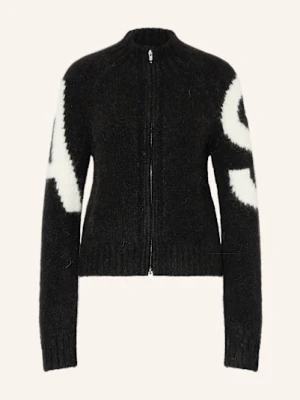 Allsaints Kardigan Sylvie Z Dodatkiem Alpaki schwarz