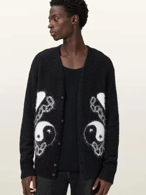 AllSaints kardigan z dodatkiem alpaki REFLECTION