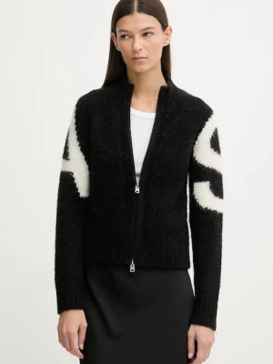 AllSaints kardigan z dodatkiem alpaki SYLVIE damskie kolor czarny W039KD