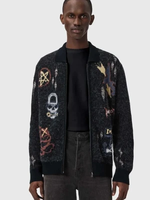 AllSaints kardigan z dodatkiem wełny MELLER