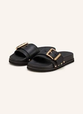 Allsaints Klapki Ellie schwarz