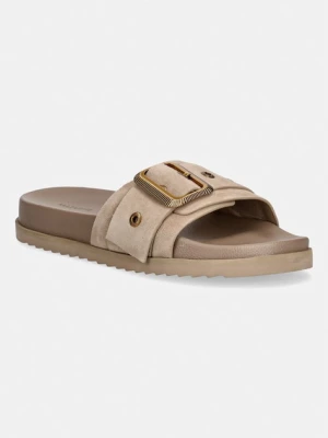 AllSaints klapki skórzane Ellie Western Sandal
