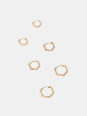 AllSaints kolczyki 3-pack 37527083BRS711