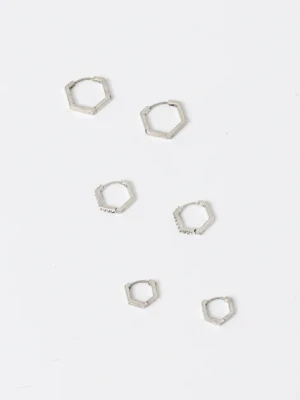 AllSaints kolczyki 3-pack 37527083SLV041