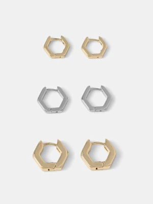 AllSaints kolczyki 3-pack 37549288TWO974