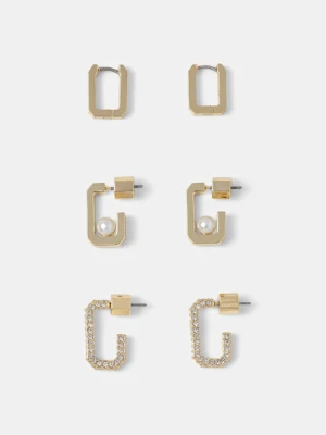 AllSaints kolczyki 3-pack