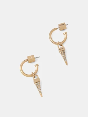 AllSaints kolczyki damskie metalowe