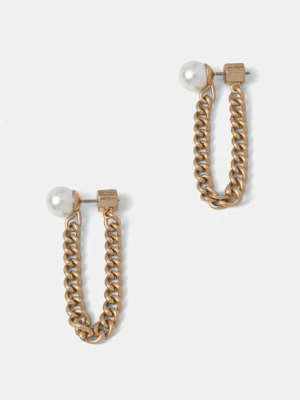 AllSaints kolczyki damskie metalowe