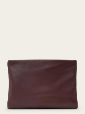 AllSaints kopertówka skórzana BETTINA kolor czerwony W647XD