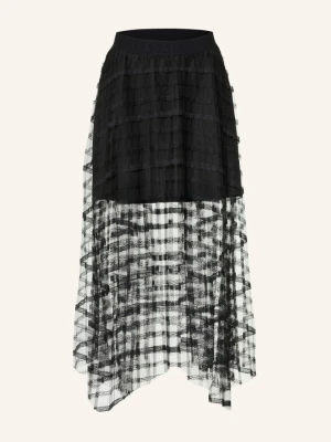 Allsaints Koronkowa Spódnica Celia schwarz CZARNY