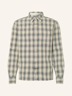 Allsaints Koszula Bower O Kroju Extra Slim Fit grau