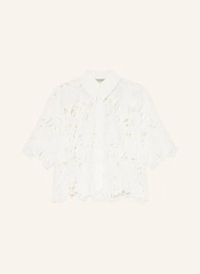 Allsaints Koszula Charli Z Dziurkowanej Koronki weiss