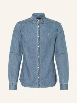 Allsaints Koszula Dżinsowa Gleason O Kroju Slim Fit blau