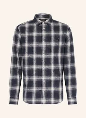 Allsaints Koszula Flanelowa Haven Relaxed Fit blau