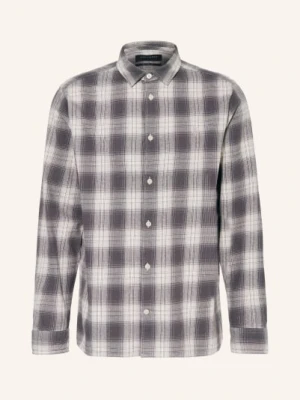 Allsaints Koszula Flanelowa Kelby Relaxed Fit grau