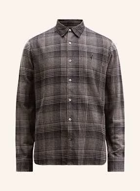 Allsaints Koszula Flanelowa Sonik Relaxed Fit grau