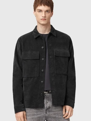 AllSaints koszula HAWKER męska kolor czarny relaxed M017SD