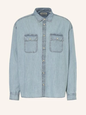 Allsaints Koszula Jeansowa Gribbs Comfort Fit blau