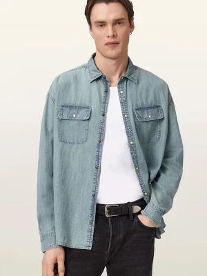 AllSaints koszula męska jeansowa GRIBBS
