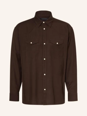 Allsaints Koszula Pickett Oversized Fit braun
