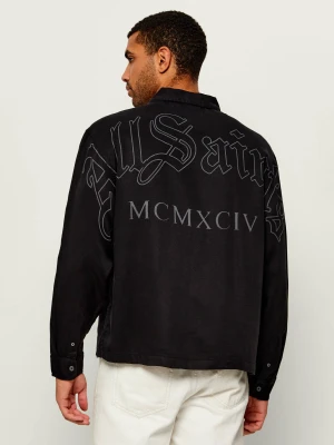 AllSaints Koszula Soul | Oversize fit czarny