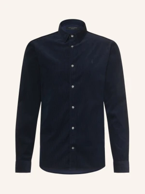 Allsaints Koszula Sztruksowa Birchwood Slim Fit blau GRANATOWY
