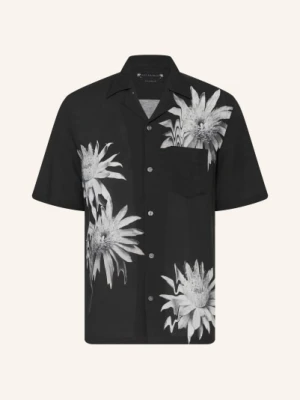 Allsaints Koszula Wypoczynkowa Floraze O Luźnym Kroju schwarz