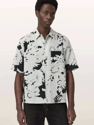 AllSaints koszula z dodatkiem lnu GIRONA