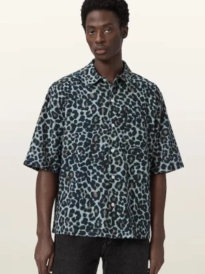 AllSaints koszula z dodatkiem lnu SILESIA