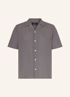 Allsaints Koszula Z Klapami Haven Relaxed Fit grau