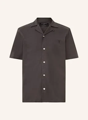 Allsaints Koszula Z Klapami Hudson Relaxed Fit grau