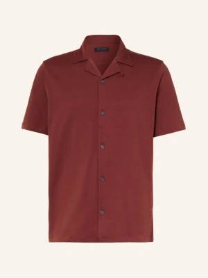 Allsaints Koszula Z Klapami Hudson Relaxed Fit rot CIEMNOCZERWONY