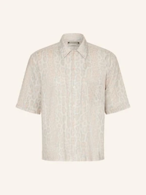 Allsaints Koszula Z Krótkim Rękawem Cruz Leo Oversized Fit beige