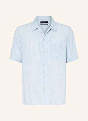 Allsaints Koszula Z Krótkim Rękawem Perry Boxy Fit blau