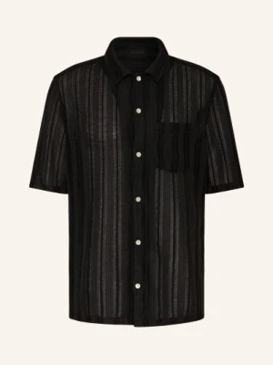 Allsaints Koszula Z Krótkim Rękawem Sylvan Relaxed Fit schwarz