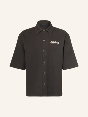 Allsaints Koszula Z Krótkim Rękawem Synth Oversized Fit schwarz
