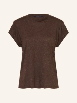 Allsaints Koszulka Anna Z Brokatową Nicią braun