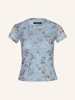 Allsaints Koszulka Ellie Z Siateczki blau
