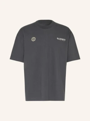 Allsaints Koszulka Emblem grau