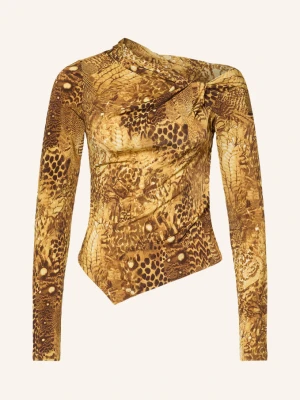 Allsaints Koszulka Na Jedno Ramię Arlie gold