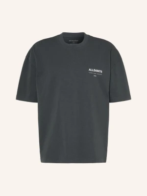 Allsaints Koszulka Oversize Backstage grau CZIEMNOSZARY