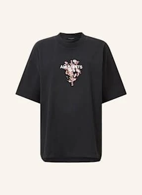 Allsaints Koszulka Oversize Eternal Etta schwarz