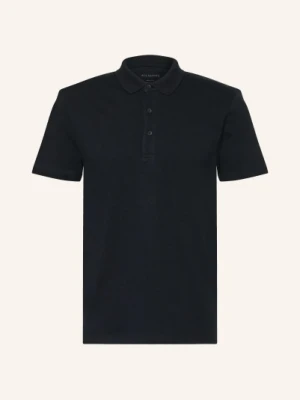 Allsaints Koszulka Polo Z Dżerseju Rowan schwarz